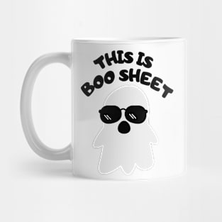 Halloween Ghost - 'Boo Sheet' Funny Design Mug